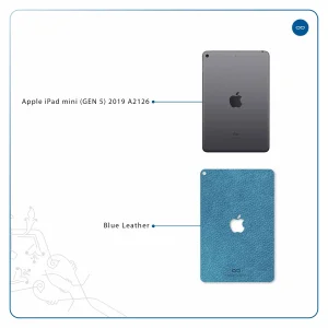 برچسب پوششی ماهوت مدل Blue-Leather مناسب برای تبلت اپل iPad mini (GEN 5) 2019 A2126
