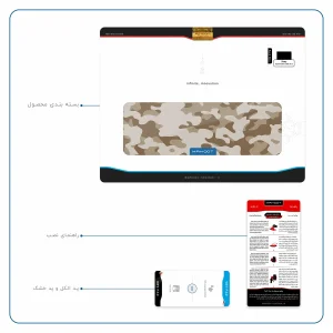 برچسب پوششی ماهوت مدل Army-Desert مناسب برای تبلت سونی Xperia Tablet Z LTE 2013