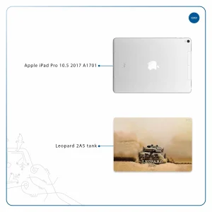 برچسب پوششی ماهوت مدل Leopard 2A5 tank مناسب برای تبلت اپل iPad Pro 10.5 2017 A1701