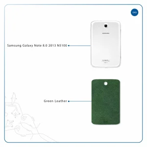 برچسب پوششی ماهوت مدل Green-Leather مناسب برای تبلت سامسونگ Galaxy Note 8.0 2013 N5100