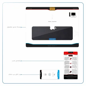 برچسب پوششی ماهوت مدل Graphite Buffalo Leather مناسب برای تبلت اپل iPad 2 2011 A1397