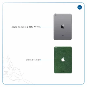 برچسب پوششی ماهوت مدل Green-Leather مناسب برای تبلت اپل iPad mini 2 2013 A1490