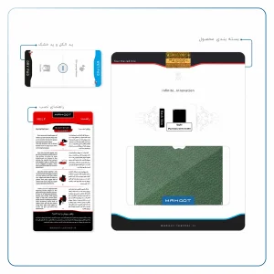 برچسب پوششی ماهوت مدل Green-Leather مناسب برای تبلت اپل iPad mini 2 2013 A1490