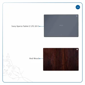 برچسب پوششی ماهوت مدل Red-Wood مناسب برای تبلت سونی Xperia Tablet Z LTE 2013