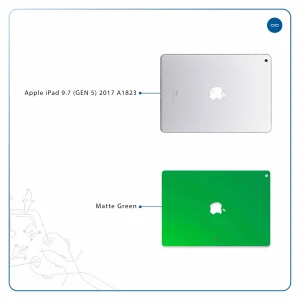 برچسب پوششی ماهوت مدل Matte-Green مناسب برای تبلت اپل iPad 9.7 (GEN 5) 2017 A1823