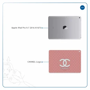 برچسب پوششی ماهوت مدل CHANEL-Logo مناسب برای تبلت اپل iPad Pro 9.7 2016 A1673
