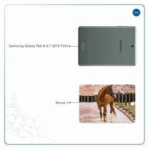 برچسب پوششی ماهوت مدل Horse-1 مناسب برای تبلت سامسونگ Galaxy Tab A 9.7 2015 T555