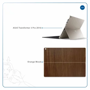 برچسب پوششی ماهوت مدل Orange-Wood مناسب برای تبلت ایسوس Transformer 3 Pro 2016