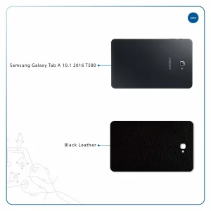 برچسب پوششی ماهوت مدل Black-Leather مناسب برای تبلت سامسونگ Galaxy Tab A 10.1 2016 T580