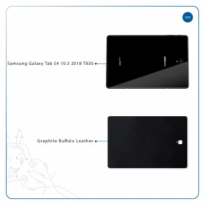 برچسب پوششی ماهوت مدل Graphite Buffalo Leather مناسب برای تبلت سامسونگ Galaxy Tab S4 10.5 2018 T830