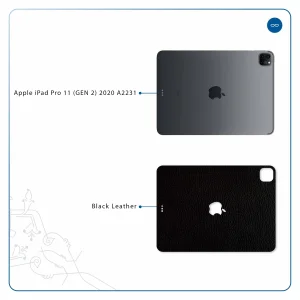 برچسب پوششی ماهوت مدل Black-Leather مناسب برای تبلت اپل iPad Pro 11 (GEN 2) 2020 A2231