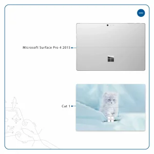 برچسب پوششی ماهوت مدل Cat-1 مناسب برای تبلت مایکروسافت Surface Pro 4 2015