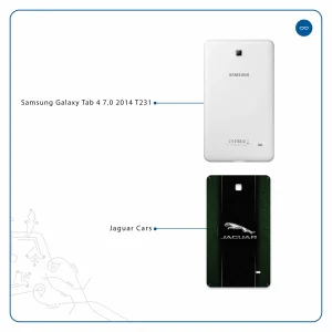 برچسب پوششی ماهوت مدل Jaguar Cars مناسب برای تبلت سامسونگ Galaxy Tab 4 7.0 2014 T231