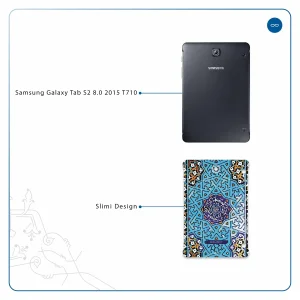 برچسب پوششی ماهوت مدل Iran-Tile7 مناسب برای تبلت سامسونگ Galaxy Tab S2 8.0 2015 T710