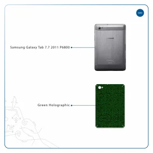 برچسب پوششی ماهوت مدل Green-Holographic مناسب برای تبلت سامسونگ Galaxy Tab 7.7 2011 P6800