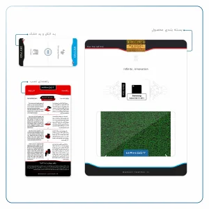 برچسب پوششی ماهوت مدل Green-Holographic مناسب برای تبلت سامسونگ Galaxy Tab 7.7 2011 P6800