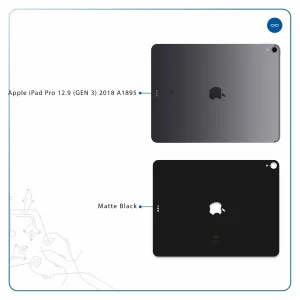 برچسب پوششی ماهوت مدل Matte-Black مناسب برای تبلت اپل iPad Pro 12.9 (GEN 3) 2018 A1895