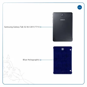 برچسب پوششی ماهوت مدل Blue-Holographic مناسب برای تبلت سامسونگ Galaxy Tab S2 8.0 2015 T715