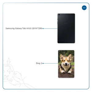 برچسب پوششی ماهوت مدل Dog-2 مناسب برای تبلت سامسونگ Galaxy Tab A 8.0 2019 T290