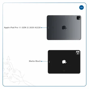 برچسب پوششی ماهوت مدل Matte-Black مناسب برای تبلت اپل iPad Pro 11 (GEN 2) 2020 A2228