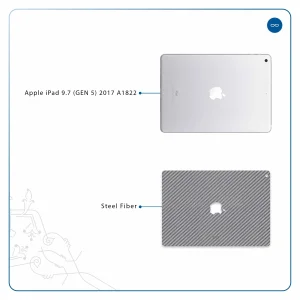برچسب پوششی ماهوت مدل Steel-Fiber مناسب برای تبلت اپل iPad 9.7 (GEN 5) 2017 A1822