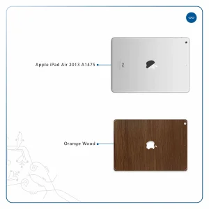 برچسب پوششی ماهوت مدل Orange-Wood مناسب برای تبلت اپل iPad Air 2013 A1475