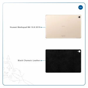 برچسب پوششی ماهوت مدل Black-Chamois-Leather مناسب برای تبلت هوآوی Mediapad M6 10.8 2019