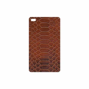 برچسب پوششی ماهوت مدل Brown-Snake-Leather مناسب برای تبلت لنوو E7