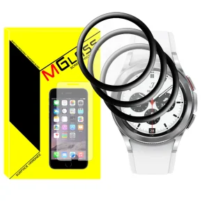 محافظ صفحه نمایش نانو ام‌گلس مدل Pmma-MG مناسب برای ساعت هوشمند سامسونگ Galaxy Watch 4 Classic 46mm بسته سه عددی