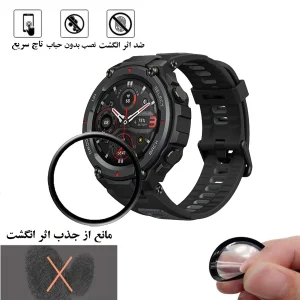 محافظ صفحه نمایش گلس استار مدل PMMAWATCH مناسب برای ساعت هوشمند آمازفیت T-Rex