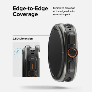 محافظ صفحه نمایش شیشه‌ای زیرو مدل Glass-ZR مناسب برای ساعت هوشمند سامسونگ Galaxy Watch 7 Ultra 47mm بسته دو عددی