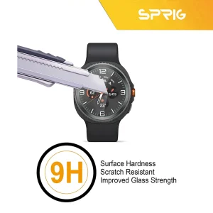 محافظ صفحه نمایش اسپریگ مدل SH-SPG مناسب برای ساعت هوشمند سامسونگ Galaxy Watch 8 Classic 46mm مجموعه 3 عددی
