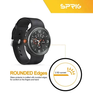 محافظ صفحه نمایش اسپریگ مدل SH-SPG مناسب برای ساعت هوشمند سامسونگ Galaxy Watch 8 Classic 46mm مجموعه 3 عددی