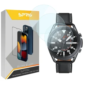 محافظ صفحه نمایش اسپریگ مدل SPG مناسب برای ساعت هوشمند سامسونگ Galaxy Watch 3 45mm بسته سه عددی