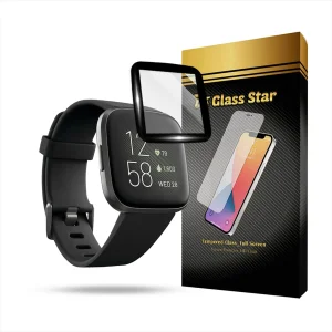 محافظ صفحه نمایش گلس استار مدل PMMW مناسب برای ساعت هوشمند فیت بیت Versa 2