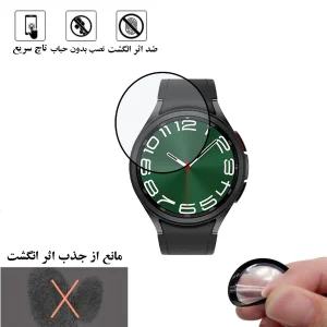 محافظ صفحه نمایش نانو شهر گلس مدل PMMAWSH مناسب برای ساعت هوشمند سامسونگ Galaxy Watch 6 Classic 43 mm