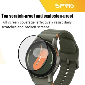 محافظ صفحه نمایش اسپریگ مدل Pmma-SPG مناسب برای ساعت هوشمند سامسونگ Galaxy Watch 7 44mm