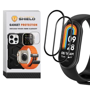 محافظ صفحه نمایش نانو آلتیمیت شیلد مدل Pmma-UL مناسب برای ساعت هوشمند شیائومی Mi band 9 بسته دو عددی