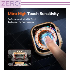 محافظ صفحه نمایش شیشه‌ای زیرو مدل SH-ZR مناسب برای ساعت هوشمند الترا T1000 Ultra 49mm بسته دو عددی