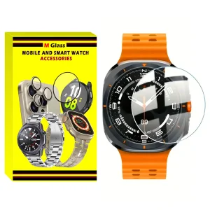 محافظ صفحه نمایش شیشه‌ای ام‌گلس مدل -MG مناسب برای ساعت هوشمند سامسونگ Galaxy Watch 7 Ultra 47mm