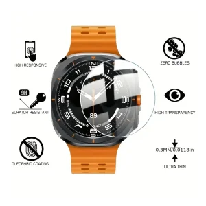محافظ صفحه نمایش شیشه‌ای ام‌گلس مدل -MG مناسب برای ساعت هوشمند سامسونگ Galaxy Watch 7 Ultra 47mm