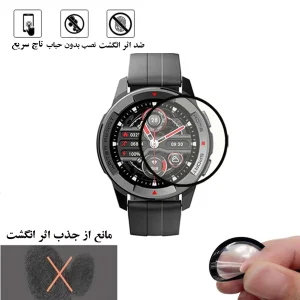 محافظ صفحه نمایش گلس استار مدل PMGA مناسب برای ساعت  هوشمند شیائومی Mibro X1