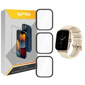 محافظ صفحه نمایش نانو اسپریگ مدل SPG مناسب برای ساعت هوشمند امیزفیت GTS 2 بسته سه عددی