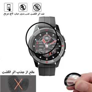 محافظ صفحه نمایش نانو شهر گلس مدل PMMAWH مناسب برای ساعت هوشمند شیائومی Mibro X1