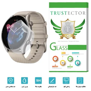محافظ صفحه نمایش تراستکتور نانو مدل TPWTA-Glass مناسب برای ساعت هوشمند شیائومی Amazfit GTR 3