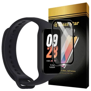 محافظ صفحه نمایش گلس استار مدل GWPM مناسب برای ساعت هوشمند شیائومی Band 8 Active