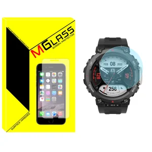 محافظ صفحه نمایش شیشه‌ای ام گلس مدل SH-MG مناسب برای ساعت هوشمند امازفیت T-Rex 2