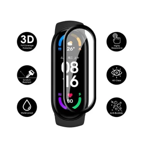 محافظ صفحه نمایش نانو ام‌گلس مدل Pmma-MG مناسب برای ساعت هوشمند شیائومی Mi band 9 بسته دو عددی