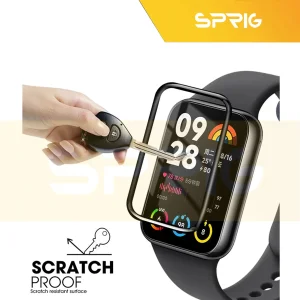 محافظ صفحه نمایش نانو اسپریگ مدل Pmma-SPG مناسب برای ساعت هوشمند شیائومی Mi Band 8 Pro بسته دو عددی