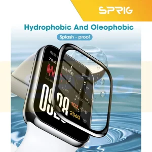 محافظ صفحه نمایش نانو اسپریگ مدل Pmma-SPG مناسب برای ساعت هوشمند شیائومی Mi Band 8 Pro بسته دو عددی